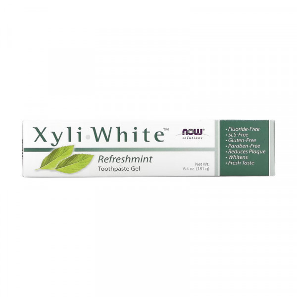 NOW Xyli White Toothpaste Gel (пошкоджена коробка) (181 g, refreshmint)