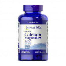 Puritan's Pride Calcium Magnesium Zinc (брак етикетки) (250 caplets)