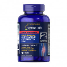 Puritan's Pride Triple Strength Glucosamine & Chondroitin with MSM (90 caplets)