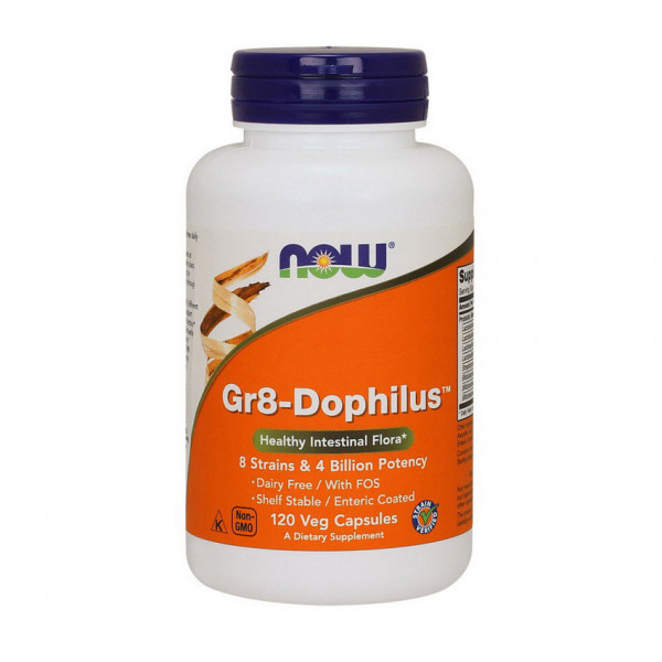 Gr8-Dophilus (120 veg caps) NOW