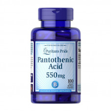 Pantothenic Acid 550 mg (100 caplets)