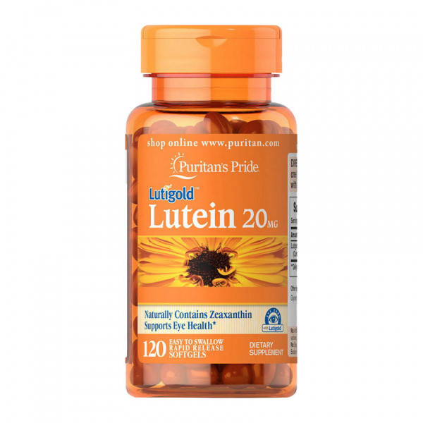 Puritan's Pride Lutein 20 mg (термін до 28.12.2025) (120 softgels)