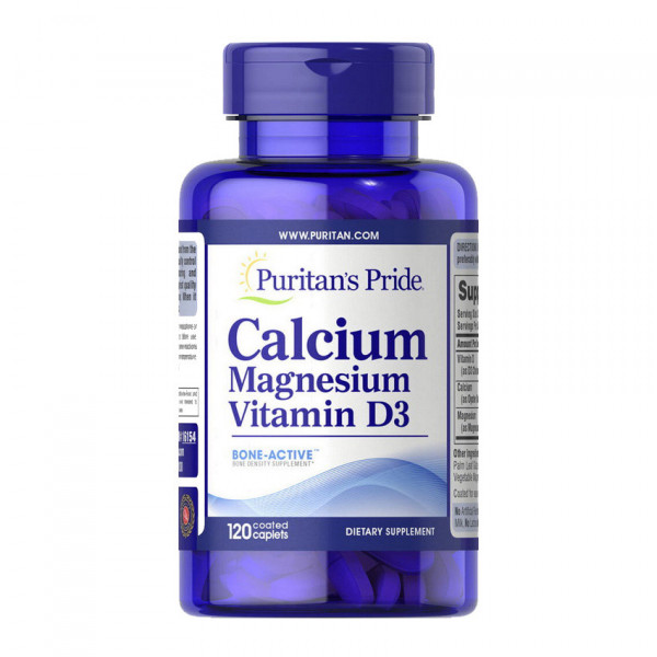 Puritan's Pride Calcium Magnesium Vitamin D3 (120 caplets)