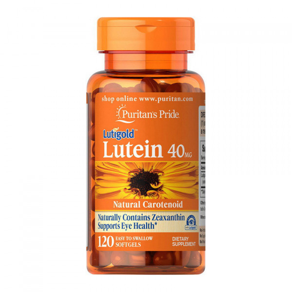 Lutein 40 mg contains Zeaxanthin (120 softgels) Puritan's Pride