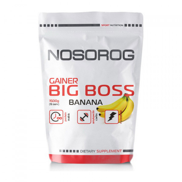 Gainer BIG BOSS (1,5 kg, chocolate) NOSOROG