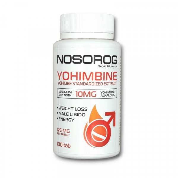 NOSOROG Yohimbine (затертий термін придатності) (100 tabs)