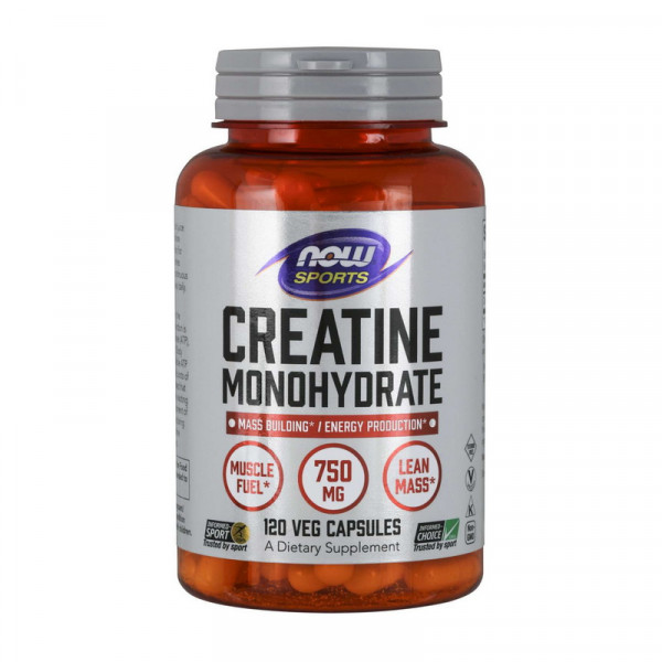 Creatine 750 mg (120 caps) NOW