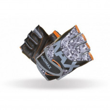 Mad Max MTI83.1 Workout Gloves Grey/Orange MFG-831 (S size)