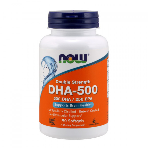 DHA-500/250 EPA (90 softgels) NOW