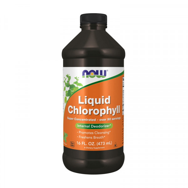 NOW Liquid Chlorophyll (брак етикетки) (473 ml, mint)