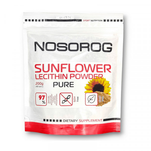 Sunflower Lecithin Powder (200 g, pure) NOSOROG