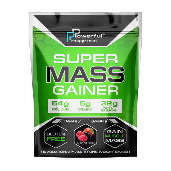 Powerful Progress Super Mass Gainer (2 kg, strawberry)