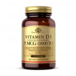 Solgar Vitamin D3 25 mcg (1000 IU) (100 softgels)