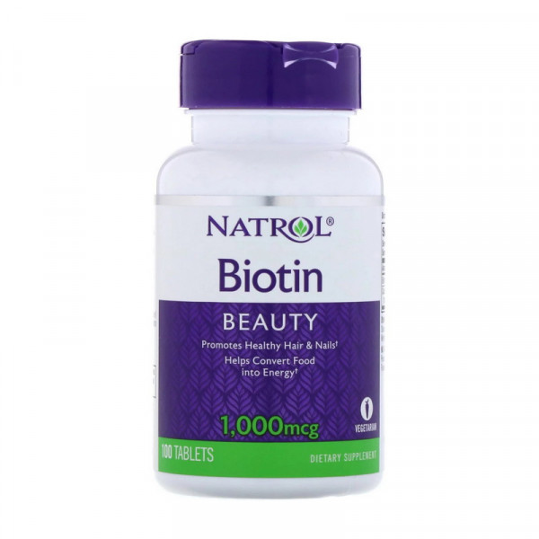 Biotin 1,000 mcg (100 tab) Natrol