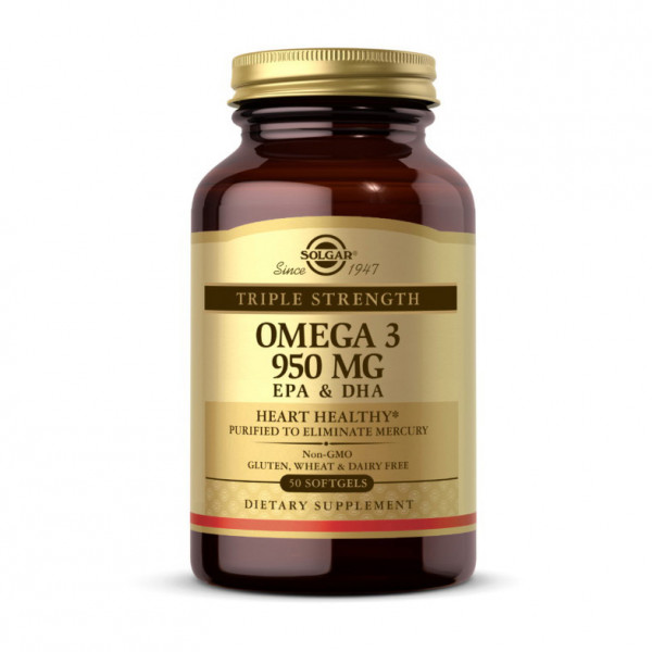 Solgar Omega 3 950 mg EPA & DHA (відкрита банка) (50 softgels)