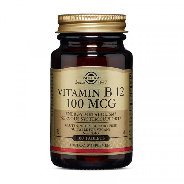 Vitamin B 12 100 mcg (100 tabs) Solgar