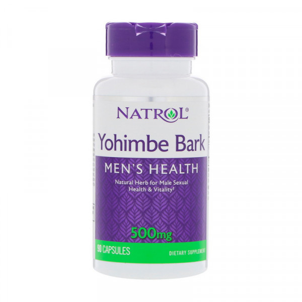 Yohimbe Bark 500 mg (90 caps) Natrol