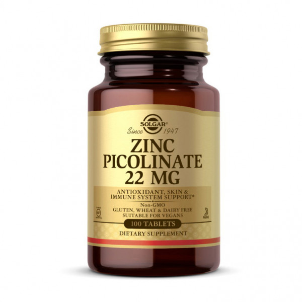 Zinc Picolinate 22 mg (100 tab) Solgar