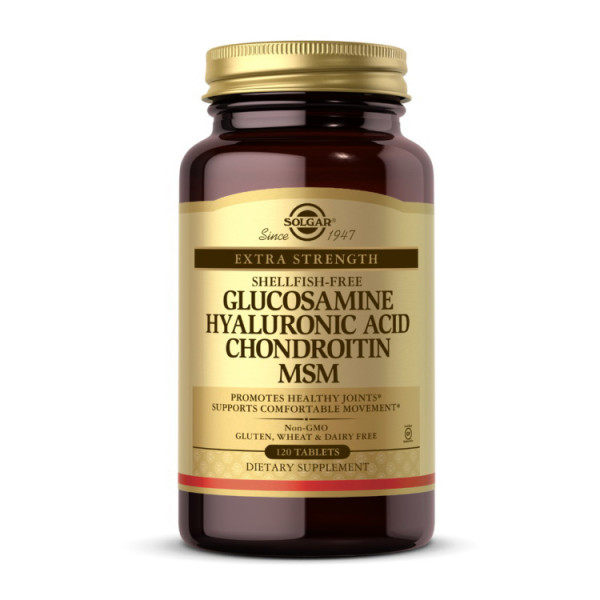 Glucosamine Hyaluronic Acid Chondroitin MSM (120 tabs) Solgar