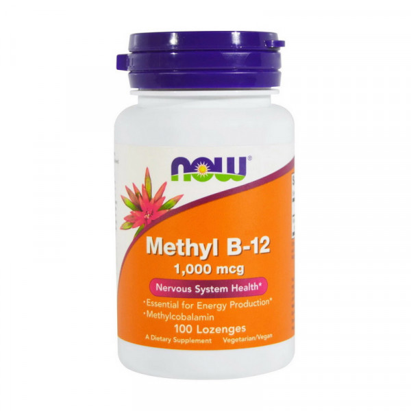 Methyl B-12 1000 mсg (100 Lozenges) NOW