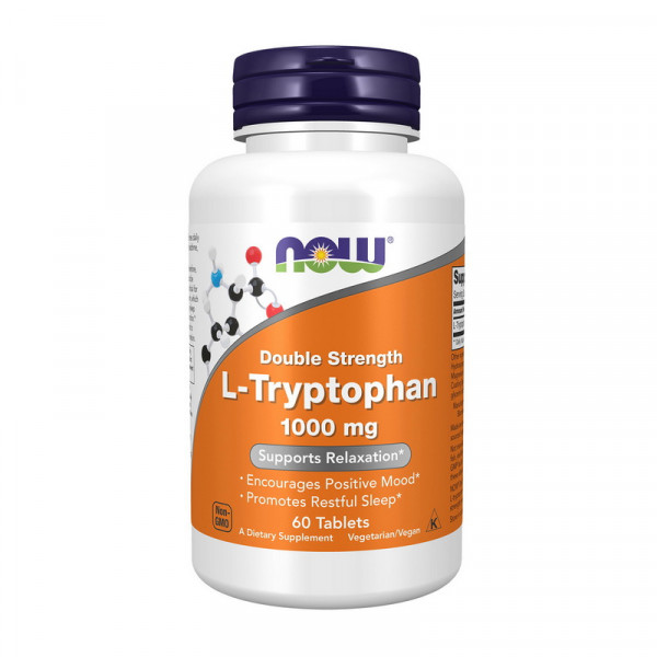 L-Tryptophan 1000 mg (60 tabs) NOW