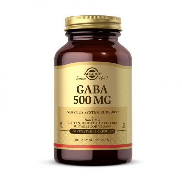 GABA 500 mg (100 veg caps) Solgar