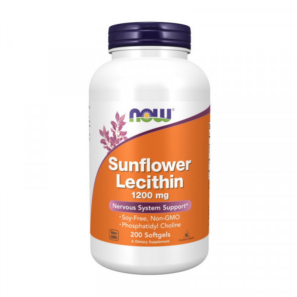 Sunflower Lecithin 1200 mg (200 softgels) NOW