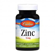 Carlson Labs Zinc 15 mg (термін до 28.07.2025) (250 tab)