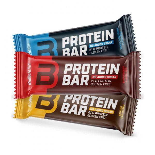 Protein Bar (70 g, strawberry) BioTech