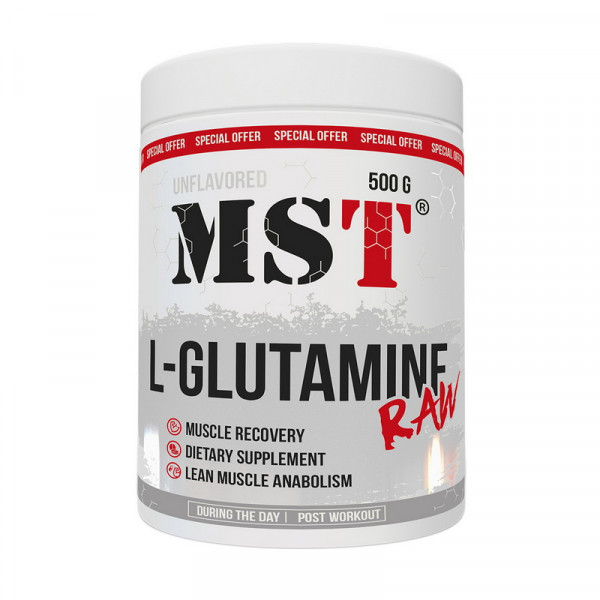 L-Glutamine Raw (500 g, unflavored) MST