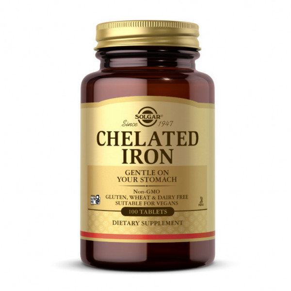 Chelated Iron (100 tab) Solgar