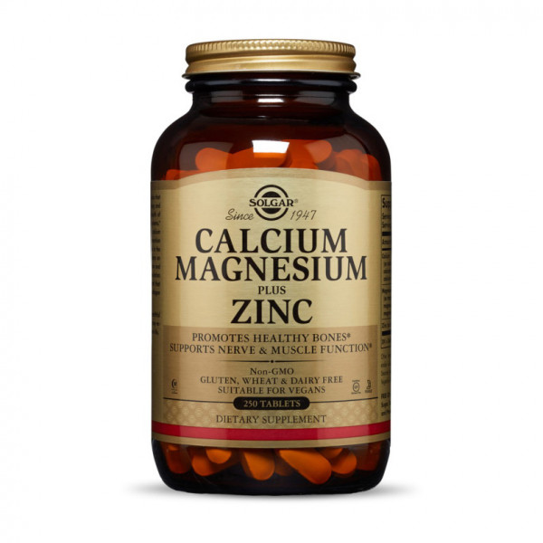 Calcium Magnesium plus Zinc (250 tab) Solgar