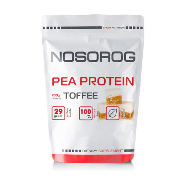 NOSOROG Pea Protein (порушено цілісність упаковки) (700 g, toffee)