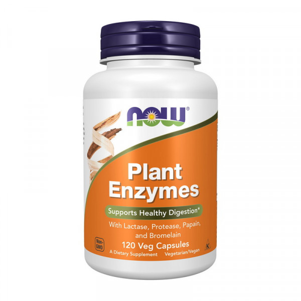 Plant Enzymes (120 veg caps) NOW