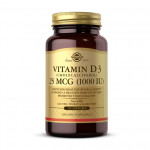 Solgar Vitamin D3 25 mcg (1000 IU) (250 softgels)