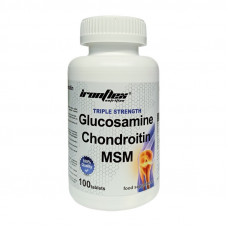 IronFlex Triple Strength Glucosamine Chondroitin MSM (100 tabs)