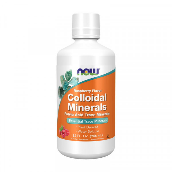 Colloidal Minerals (946 ml, raspberry) NOW