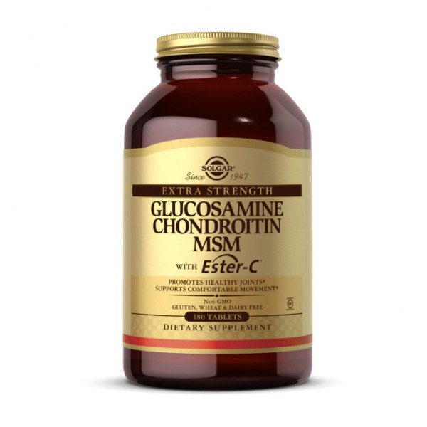 Glucosamine Chondroitin MSM with Ester-C (180 tabs) Solgar