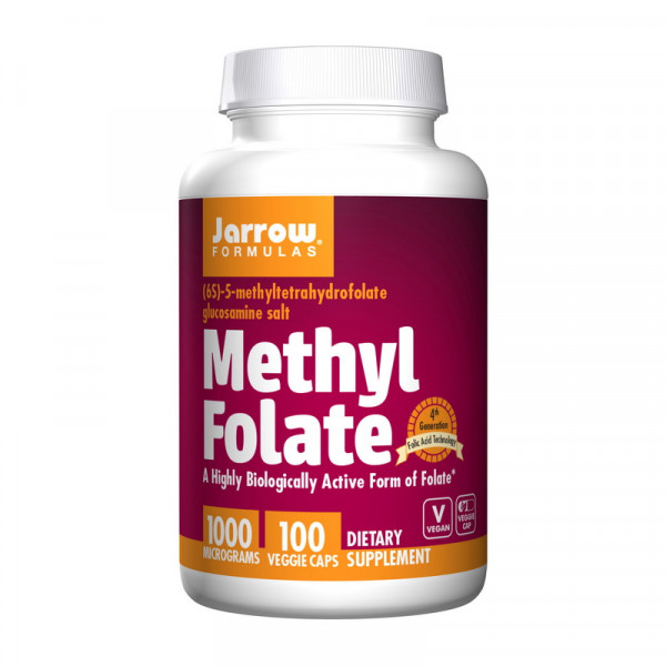 Methyl Folate 1000 mcg (100 veggie caps) Jarrow Formulas