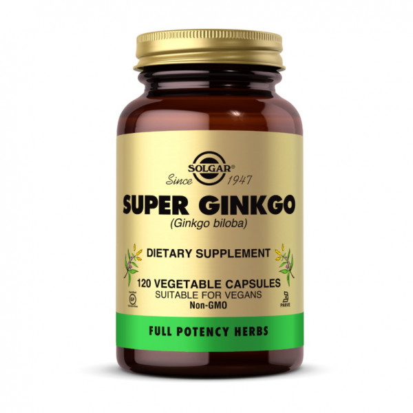 Super Ginkgo (120 veg caps) Solgar