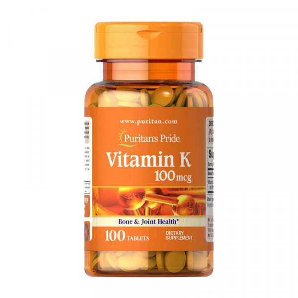 Vitamin K 100 mcg (100 tab) Puritan's Pride