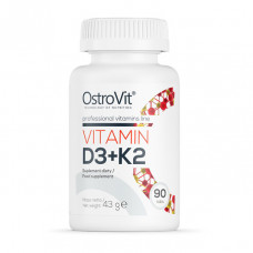 OstroVit Vitamin D3 + K2 (відкрита банка) (90 tabs)