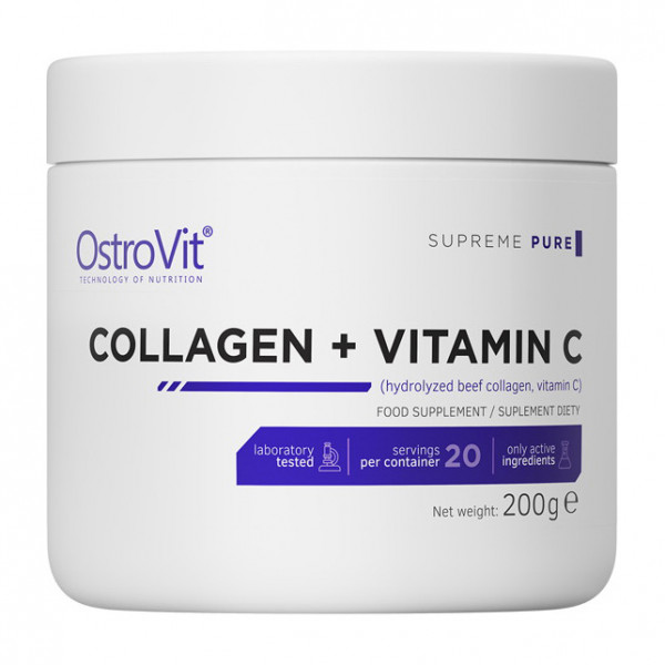 Collagen + Vitamin C (200 g, pure) OstroVit