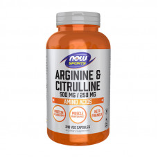 Arginine & Citrulline 500 mg/250 mg (240 veg caps)