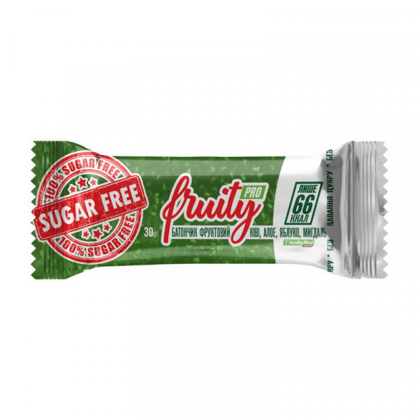 Fruity Pro sugar free (30 g, ківі, алое, яблуко, мигдаль)