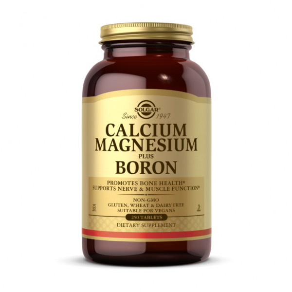 Calcium Magnesium Plus Boron (250 tabs) Solgar