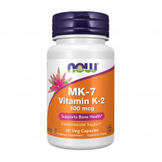 NOW MK-7 Vitamin K-2 100 mcg (відсутня заводська етикетка) (60 veg caps)