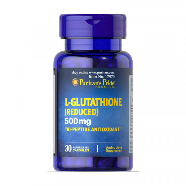 L-Glutathione (Reduced) 500 mg (30 caps) Puritan's Pride