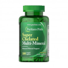 Puritan's Pride Super Chelated Multi-Mineral (зламана таблетка) (100 caplets)
