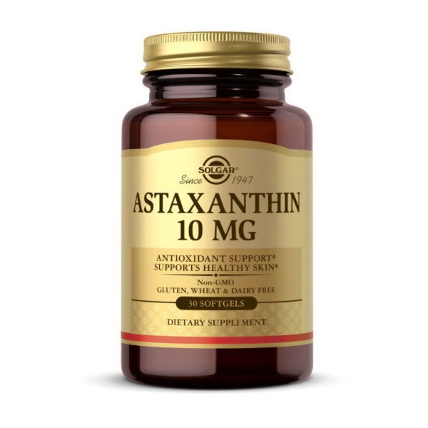 Astaxanthin 10 mg (30 softgels) Solgar